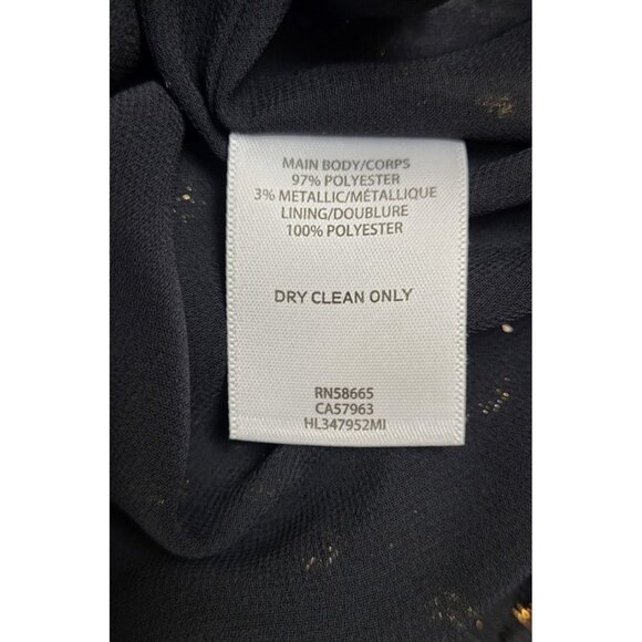 Chelsea 28 Black Mini Shift Party Dress Medium - Picture 9 of 10